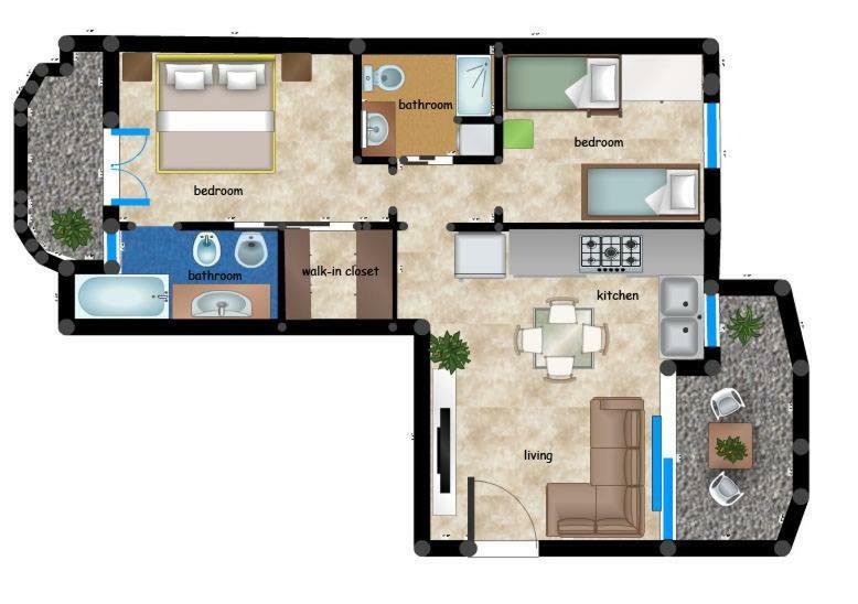 Appartamento Viserba Mare/Fiera Rimini Exteriör bild